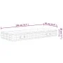 Medium firm plus pocket spring mattress 90x200 cm by , Mattresses - Ref: Foro24-372875, Price: 189,39 €, Discount: %