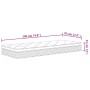 Mittelfeste Plus-Taschenfederkernmatratze 70x200 cm von , Matratzen - Ref: Foro24-372894, Preis: 230,83 €, Rabatt: %