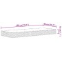 Mittelfeste Bonnell-Federkernmatratze 90x200 cm von , Matratzen - Ref: Foro24-372985, Preis: 131,97 €, Rabatt: %