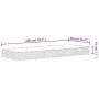Mittelfeste Bonnell-Federkernmatratze 90x200 cm von , Matratzen - Ref: Foro24-372985, Preis: 135,50 €, Rabatt: %