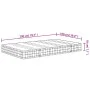 Bonnell medium firm spring mattress 100x200 cm by , Mattresses - Ref: Foro24-372930, Price: 133,45 €, Discount: %