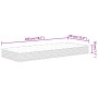 Colchón de muelles Bonnell firmeza media 90x200 cm de , Colchones - Ref: Foro24-372970, Precio: 145,96 €, Descuento: %