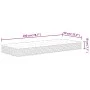 Mittelfeste Bonnell-Federkernmatratze 90x200 cm von , Matratzen - Ref: Foro24-372970, Preis: 150,06 €, Rabatt: %