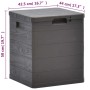 Garten-Aufbewahrungsbox 90 L braun von vidaXL, Aufbewahrungsboxen für den Außenbereich - Ref: Foro24-45685, Preis: 41,94 €, R...