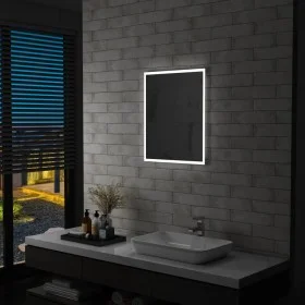 Bathroom wall mirror with LED 50x60 cm by vidaXL, Mirrors - Ref: Foro24-144717, Price: 93,46 €, Discount: %
