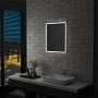 Espejo de pared de baño con LED 50x60 cm de vidaXL, Espejos - Ref: Foro24-144717, Precio: 93,46 €, Descuento: %