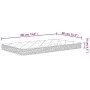Colchón de espuma dureza media suave 90x190 cm de , Colchones - Ref: Foro24-373031, Precio: 134,19 €, Descuento: %