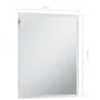 Espejo de pared de baño con LED 50x60 cm de vidaXL, Espejos - Ref: Foro24-144717, Precio: 93,46 €, Descuento: %