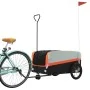 Remolque para bicicleta hierro negro y naranja 45 kg de , Remolques para bicicletas - Ref: Foro24-94061, Precio: 91,46 €, Des...