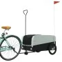 Fahrradanhänger aus schwarzem und grauem Eisen, 45 kg von , Fahrradanhänger - Ref: Foro24-94063, Preis: 86,02 €, Rabatt: %