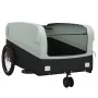 Fahrradanhänger aus schwarzem und grauem Eisen, 45 kg von , Fahrradanhänger - Ref: Foro24-94063, Preis: 86,02 €, Rabatt: %