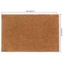 Natural coconut fiber doormat 65x100 cm by , Doormats - Ref: Foro24-155565, Price: 43,79 €, Discount: %