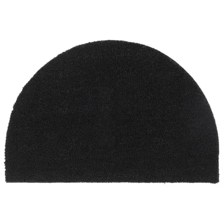 Black coconut fiber semicircular doormat 40x60 cm by , Doormats - Ref: Foro24-155573, Price: 31,56 €, Discount: %