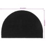 Felpudo semicircular de fibra de coco negro 40x60 cm de , Felpudos - Ref: Foro24-155573, Precio: 32,46 €, Descuento: %