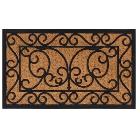 Rechteckige Fußmatte aus Gummi und Kokosfaser, 45 x 75 cm von , Fußmatten - Ref: Foro24-155883, Preis: 25,14 €, Rabatt: %