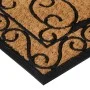 Rectangular rubber and coconut fiber doormat 45x75 cm by , Doormats - Ref: Foro24-155883, Price: 24,37 €, Discount: %