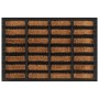 Rechteckige Fußmatte aus Gummi und Kokosfaser, 40 x 60 cm von , Fußmatten - Ref: Foro24-155663, Preis: 26,72 €, Rabatt: %