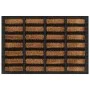 Rectangular rubber and coconut fiber doormat 40x60 cm by , Doormats - Ref: Foro24-155663, Price: 25,94 €, Discount: %