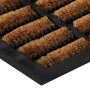 Rectangular rubber and coconut fiber doormat 40x60 cm by , Doormats - Ref: Foro24-155663, Price: 25,94 €, Discount: %
