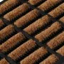 Felpudo rectangular de goma y fibra de coco 40x60 cm de , Felpudos - Ref: Foro24-155663, Precio: 26,22 €, Descuento: %