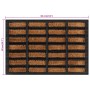Rechteckige Fußmatte aus Gummi und Kokosfaser, 40 x 60 cm von , Fußmatten - Ref: Foro24-155663, Preis: 26,72 €, Rabatt: %