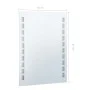 Bathroom wall mirror with LED 60x80 cm by vidaXL, Mirrors - Ref: Foro24-144697, Price: 82,11 €, Discount: %