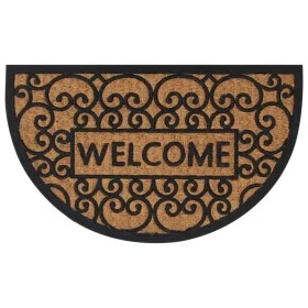 Semicircular rubber and coconut fiber doormat 45x75 cm by , Doormats - Ref: Foro24-155668, Price: 20,07 €, Discount: %