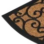 Semicircular rubber and coconut fiber doormat 45x75 cm by , Doormats - Ref: Foro24-155668, Price: 20,07 €, Discount: %