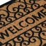 Semicircular rubber and coconut fiber doormat 45x75 cm by , Doormats - Ref: Foro24-155668, Price: 20,07 €, Discount: %