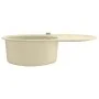 Küchenspüle aus Granit mit beigem ovalem Becken von vidaXL, Sinkt - Ref: Foro24-144866, Preis: 183,41 €, Rabatt: %