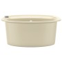 Küchenspüle aus Granit mit beigem ovalem Becken von vidaXL, Sinkt - Ref: Foro24-144866, Preis: 179,64 €, Rabatt: %