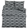 Graues Bettbezug-Set aus Baumwolle, 140 x 200 cm von , Bettbezüge - Ref: Foro24-136046, Preis: 24,10 €, Rabatt: %