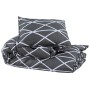 Graues Bettbezug-Set aus Baumwolle, 140 x 200 cm von , Bettbezüge - Ref: Foro24-136046, Preis: 24,10 €, Rabatt: %