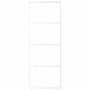 Schiebetür aus ESG-Glas und weißem Aluminium, 76 x 205 cm von , Türen für zu Hause - Ref: Foro24-151681, Preis: 177,64 €, Rab...
