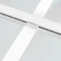 ESG glass and white aluminum sliding door 76x205 cm by , Doors for the home - Ref: Foro24-151681, Price: 171,05 €, Discount: %