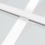 Schiebetür aus ESG-Glas und weißem Aluminium, 76 x 205 cm von , Türen für zu Hause - Ref: Foro24-151681, Preis: 177,64 €, Rab...