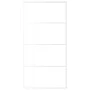 ESG glass and white aluminum sliding door 102.5x205 cm by , Doors for the home - Ref: Foro24-151688, Price: 169,76 €, Discoun...