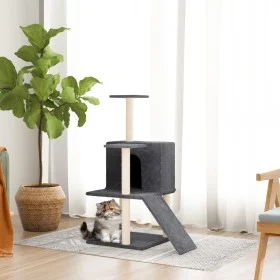 Cat scratching post with dark gray sisal posts 82 cm by , Cat furniture - Ref: Foro24-171662, Price: 47,65 €, Discount: %