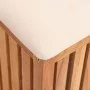 Taburete de baño madera maciza de nogal 40,5x40x52 cm de , Cestas para ropa - Ref: Foro24-350351, Precio: 65,93 €, Descuento: %