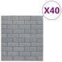 Papel pintado autoadhesivo ladrillos 3D 40 unidades antracita de , Papel pintado - Ref: Foro24-150723, Precio: 109,71 €, Desc...