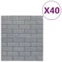 Papel pintado autoadhesivo ladrillos 3D 40 unidades antracita de , Papel pintado - Ref: Foro24-150723, Precio: 108,27 €, Desc...