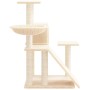 Cat scratching post with cream sisal posts 82 cm by , Cat furniture - Ref: Foro24-171660, Price: 42,11 €, Discount: %