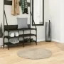 Alfombra pelo largo aspecto brillante ISTAN beige Ø 80 cm de , Alfombras - Ref: Foro24-375657, Precio: 21,24 €, Descuento: %