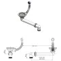 Fregadero de cocina con un seno granito blanco de vidaXL, Fregaderos - Ref: Foro24-144869, Precio: 135,14 €, Descuento: %