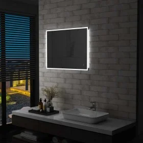 Badezimmer-Wandspiegel mit LED und Berührungssensor 80x60 cm von vidaXL, Spiegel - Ref: Foro24-144736, Preis: 140,11 €, Rabat...