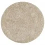 Alfombra pelo largo aspecto brillante ISTAN beige Ø 160 cm de , Alfombras - Ref: Foro24-375660, Precio: 59,56 €, Descuento: %