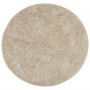 ISTAN beige Langhaar-Teppich in glänzender Optik, Ø 160 cm von , Teppiche - Ref: Foro24-375660, Preis: 60,34 €, Rabatt: %