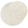 Alfombra pelo largo aspecto brillante ISTAN crema Ø 80 cm de , Alfombras - Ref: Foro24-375669, Precio: 21,24 €, Descuento: %