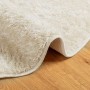 ISTAN shiny look long pile rug cream Ø 80 cm by , Rugs - Ref: Foro24-375669, Price: 21,48 €, Discount: %