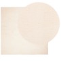 Alfombra de pelo corto suave lavable HUARTE beige 160x160 cm de , Alfombras - Ref: Foro24-375021, Precio: 82,39 €, Descuento: %